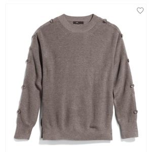Fate sweater with button sleeves! Great for colder / transition temps!